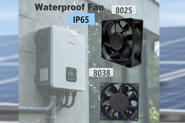 Waterproof DC cooling fan for solar inverters converter outdoor using