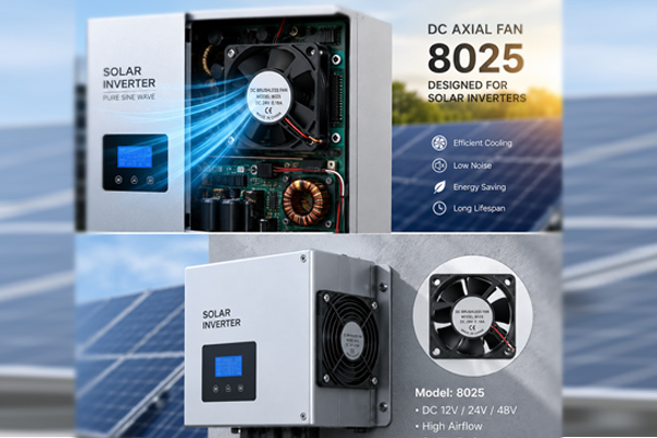 How to choose right DC cooling fans for different kinds of solar Inverter ?